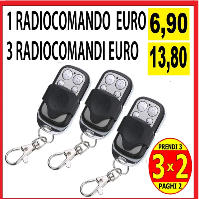 Telecomando per Cancello Automatico Universale con Batteria Inclusa, 4 Telecomando per Cancello Automatico Universale con Batteria Inclusa, 4
