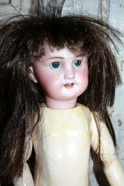 Poupée Ancienne Fleischmann – Tête Biscuit, 26 Cm, Type Ancien (occasion)