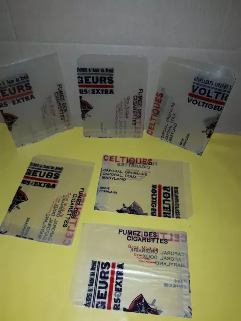 Lot De 6 Sacs Papier Publicitaires Voltigeurs Extra