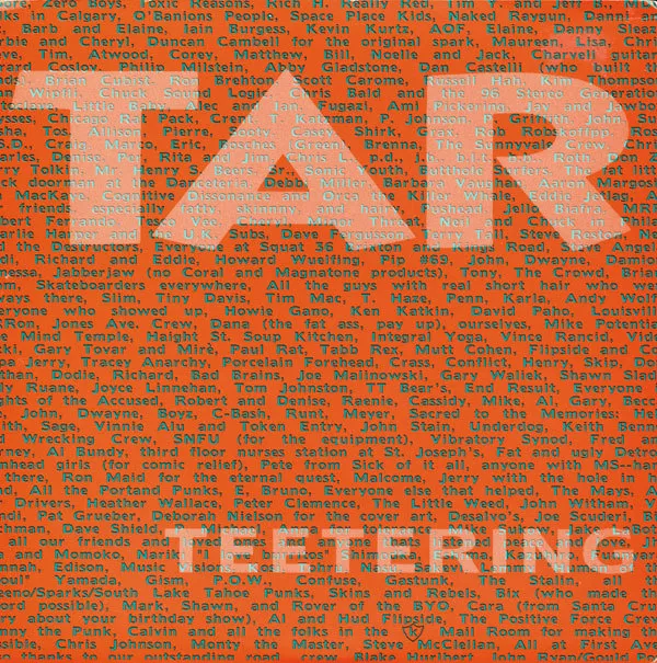 TAR / Teetering (7”)