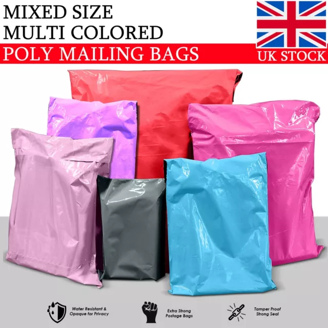 Mailing Bags Strong Poly Postal Post Postage Mailers Plastic Self Seal Packaging