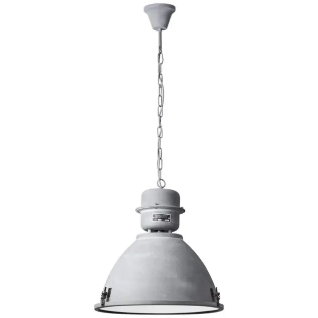 BRILLIANT LAMPE JESPER Pendelleuchte 38cm Glas grau Beton | 1x A60, E27,  60W, ge EUR 94,99 - PicClick FR