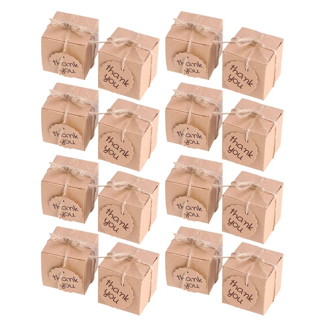 Kraftpapier Geschenkboxen 50 Stück Candy Boxes Treat Boxes Party Favor Box