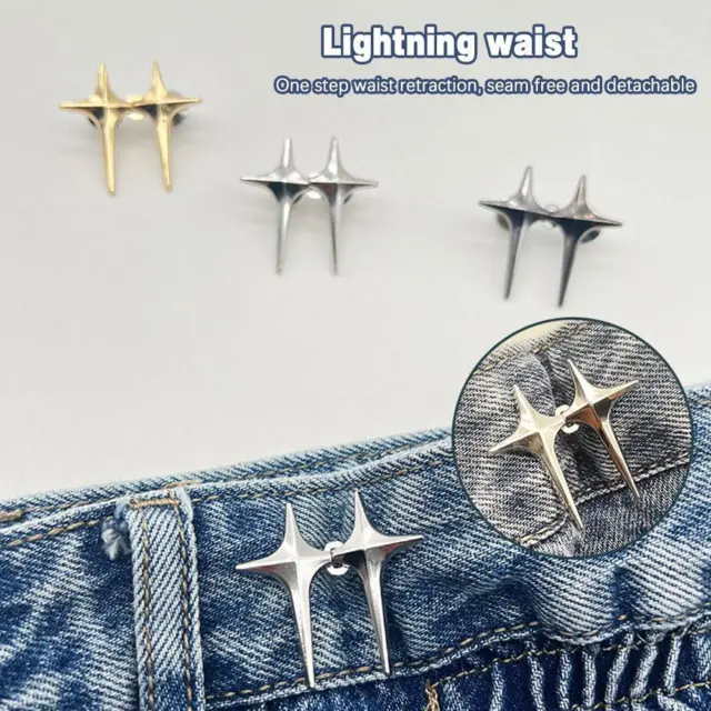 12PCS Perfect Fit Instant Jean Button, Adjustable Jean Button Pins Metal  Clips Snap Tack, Metal Jean Buttons for Loose Jeans, Make Pants Waist  Tighter Instant. : : Home