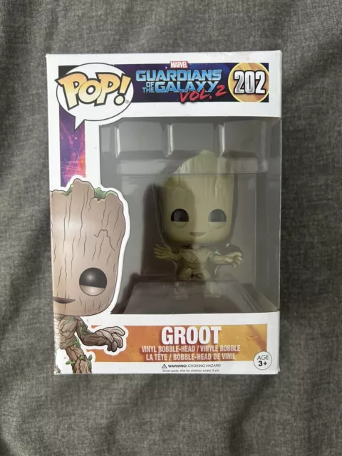 Funko Pop! BABY GROOT 202 Guardians of the Galaxy Vol 2 UK