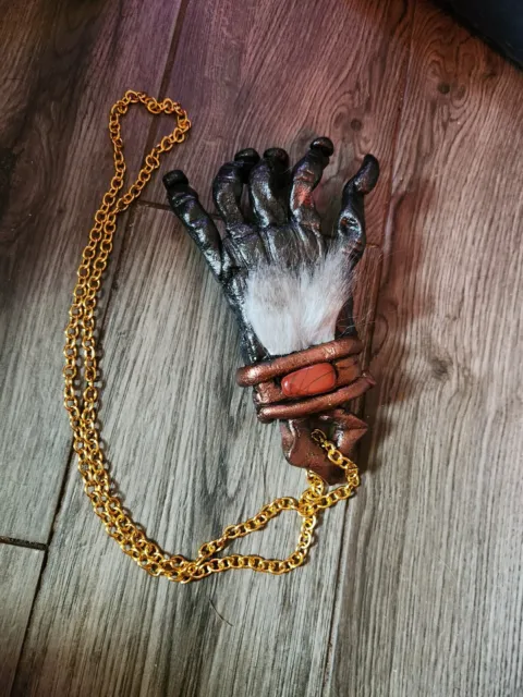 Faux Cursed Monkey's Paw necklace Handmade