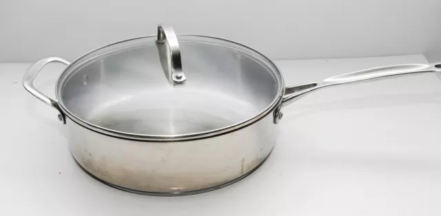 Cuisinart 4 Qt. Stainless Steel Skillet Saute Pan/Lid Inductionready 87334-26H