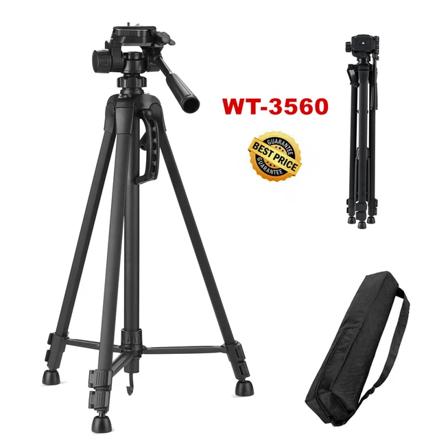 Large Camera Tripod Aluminium Professional Heavy Duty Pan Head DSLR Travel 67"