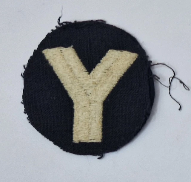 WW2 BRITISH ARMY 5th Infantry Division Embroidered Cloth Formation Sign