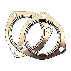 SCE GASKETS 4350 3.50 Copper Collector Gaskets (pair)