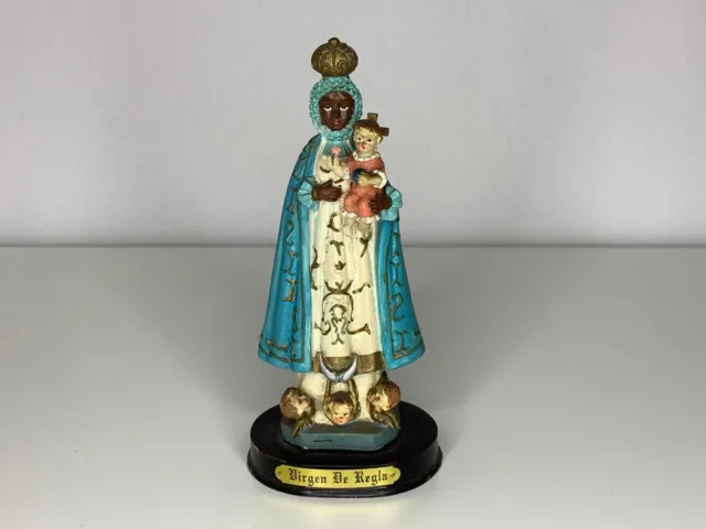 STATUE ESTATUA VIRGEN DE REGLA 8" YEMAYA religion yoruba orula orunmila santeria