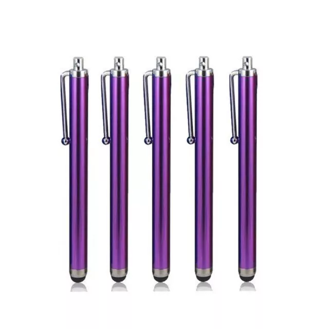 5 x Touch Screen Stylus Pen For iPad Pro Samsung Galaxy Tab Tablet Kindle Purple