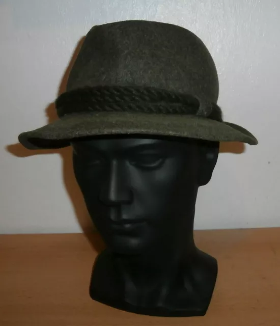 Nostalgie Herren Filz Hut * Vintage * Größe 55 * gut bis sehr gut erhalten