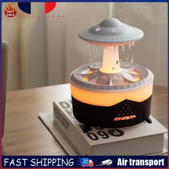 UFO Aroma Diffuser 7 Light 350ML for Bedroom Office Desk (Black UK) FR