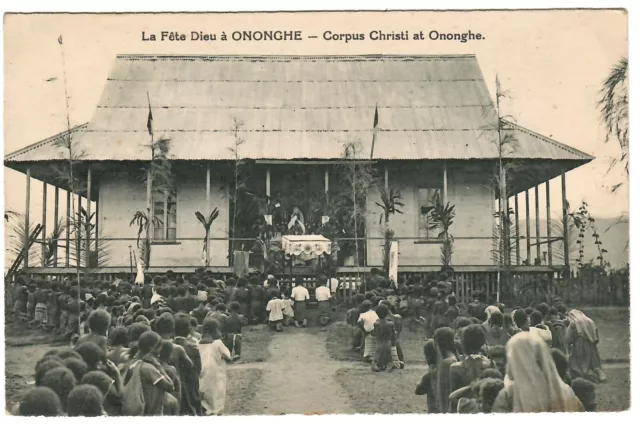 CPA PAPOUASIE/NOUVELLE GUINEE - La Fête Dieu à ONONGHE - Océanie