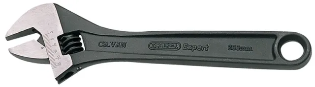 Draper Expert 200mm Crescent-Type Clé Réglable Avec Phosphate