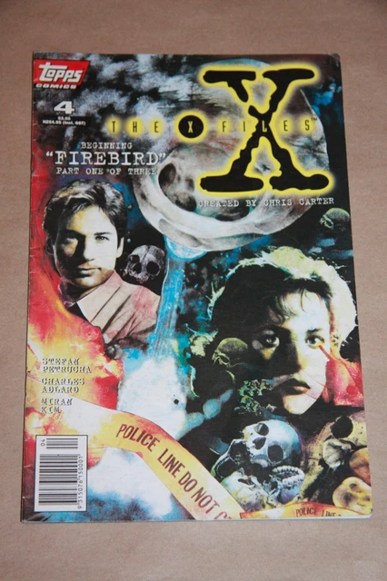"The X-Files 4 - Firebird Part One of Three" Topps Comics; Petrucha, Adlard, Kim