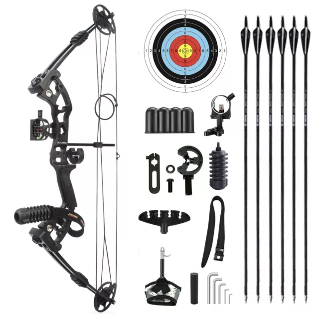 JX M131 20-55LBS Compound Bow Archery Sports Hunting Targeting RH