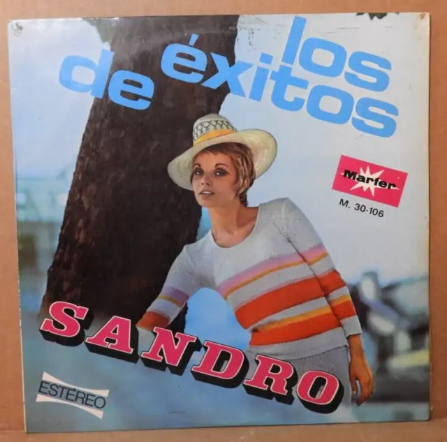 Los Exitos De Sandro (Orquesta L.ruiz) 1970 (Marfer/M30106S/Argentina) Vg+/Vg+!!