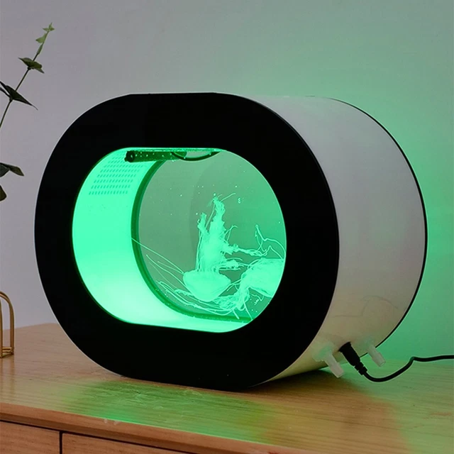 Oval Desktop Jellyfish Aquarium Tank Kit for Real Live Jellyfish Fish Tank 4
