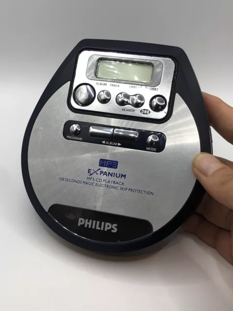 PHILIPS EXP220  Lecteur CD discman CD Player  MP3 EXPANIUM WALKMAN  Work Great