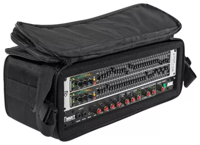 Rockville RRB30 3U Rack Bag Double-Sided Case with 12" Depth + Shoulder Strap 3