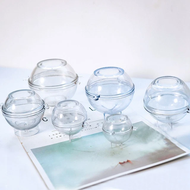 Plastic Handmade sphere mold Ball Molds Candle Molds Clay Soap Tools