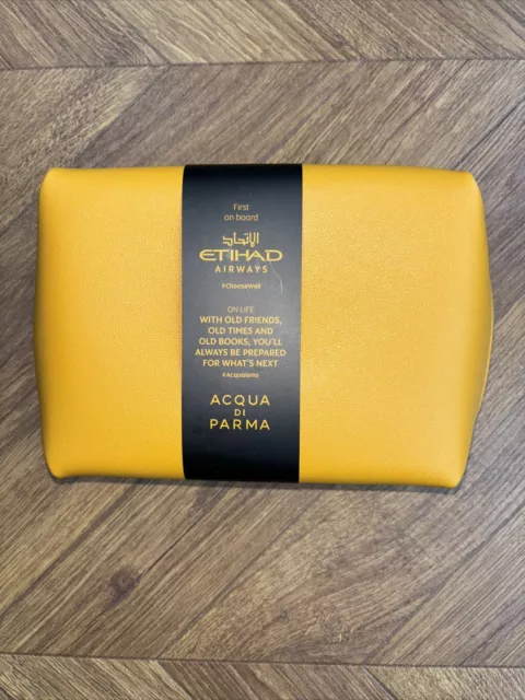 Etihad First Class  Amenity Kit Acqua Di Parma Complete Zipped Bag