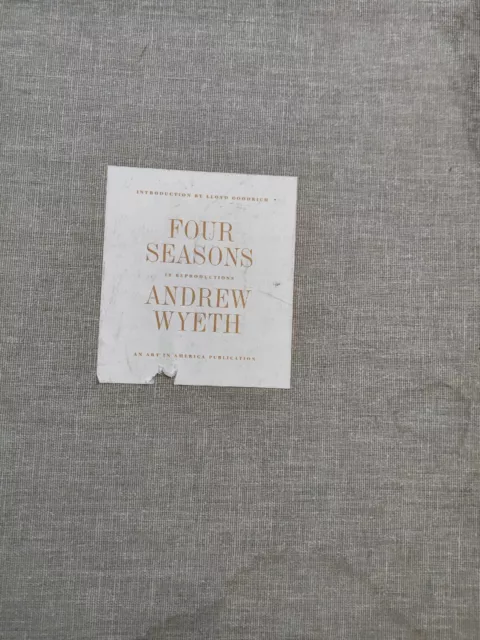 Complete Four Seasons Andrew Wyeth Boxed 12 Print Collection Prints  Portfolio