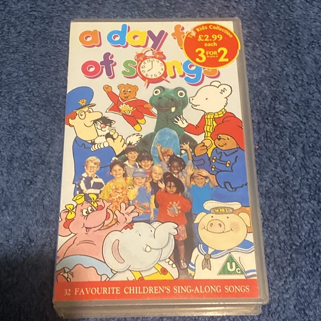 A DAY FULL Of Songs 32 Favourite Children s Sing Along PAL VHS 