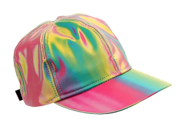 Back to the Future II - Marty McFly Replica Holographic Iridescent Hat NWT