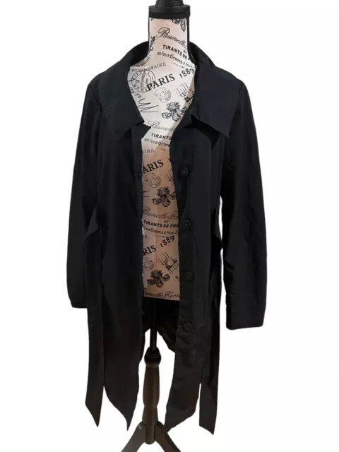 Simply Vera Vera Wang Women Coats & Jackets Coats MED Black Nylon