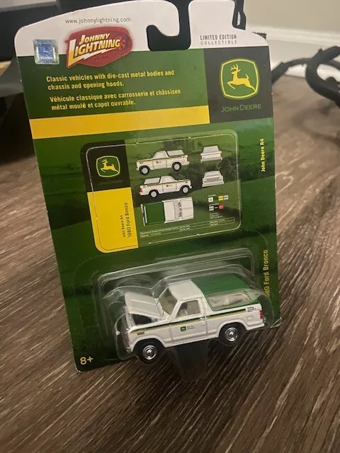 John Deere 1980 Ford Bronco 1/64 Diecast Limited Edition, Johnny Lightning, Tomy