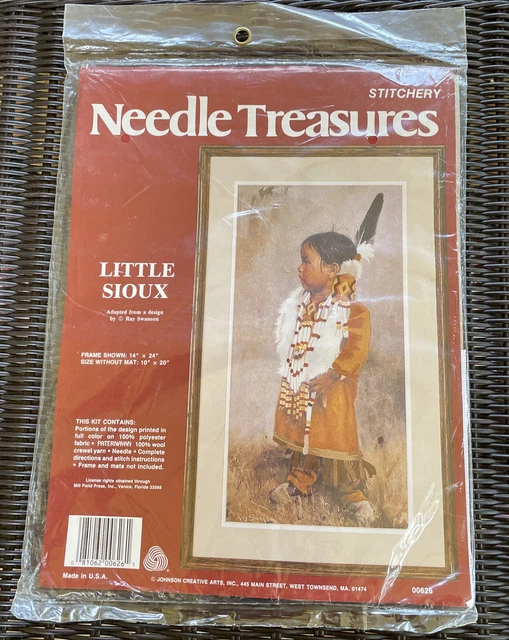 Kit de costura Needle Treasures 00626 Little Sioux.   Artes creativas Johnson