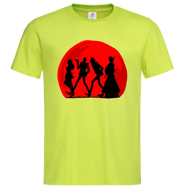 Maglietta Lupin t-shirt zenigata margot maglia cartoni aniamti 80 goemon