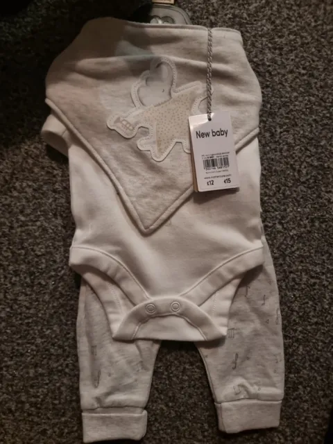 Unisex Baby Set - NEW BABY - 3piece set - BRAND NEW with tags