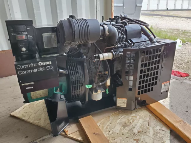 CUMMINS ONAN DIESEL generator 7500 Watts 7.5HDKAL SD Liquid Cooled only