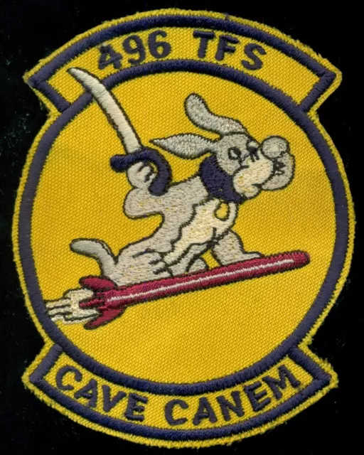 USAF 496th Tactical Fighter Squadron USAFE Patch AA