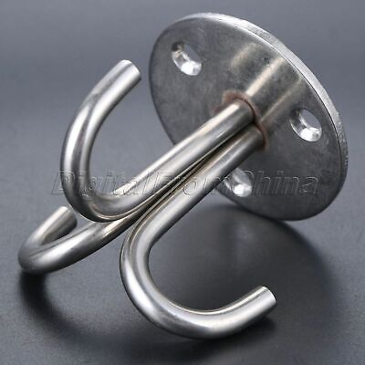 1Pc 51*55mm Ceiling Hook Silver Color Bathroom Wall Mount Table Hanging Hanger