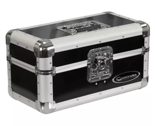 Odyssey K45120BLK KROM Series Record Case for 120 7" Vinyl Records (Black)