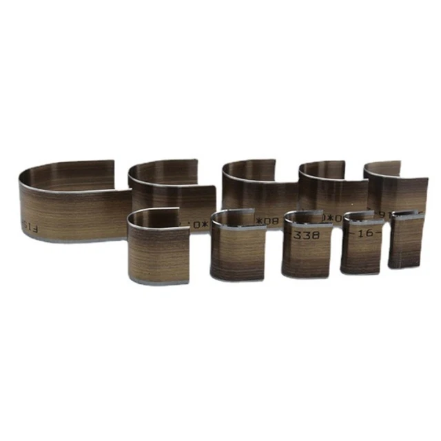 SONK 7 Matrices Découpe Cuir Ginkgo Biloba - Jeu De 7 Poinçons Feuille Pour Cuir & Carton