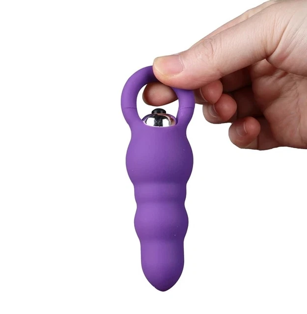 PLUG VIBROMASSEUR ANAL vibrant violet SUPER PUISSANT Vibro Gode Dildo  Sextoy EUR 14,90