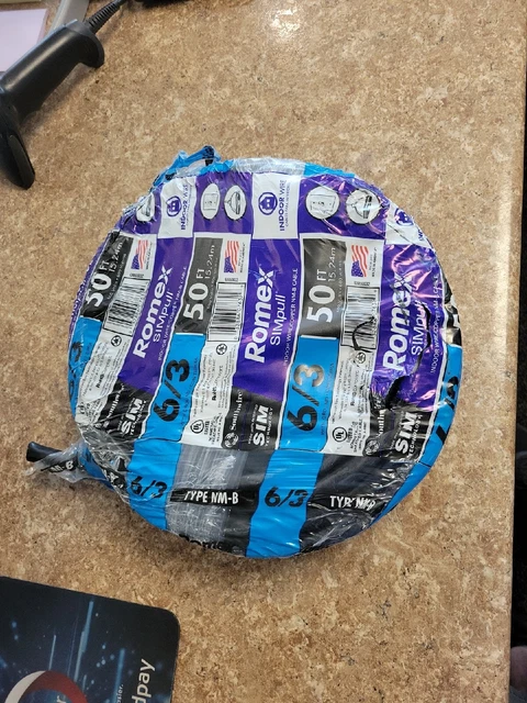 Southwire 6/3 NM Wire 50 FT - Solid 50 feet