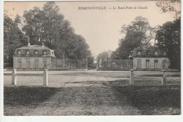 ERMENONVILLE - Oise - CPA 60 - le Rond Point de Chaalis