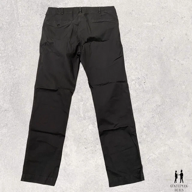 Buck Mason Gray Sueded Cotton Broken Twill 14001 Trouser Chino Pant 32 Fit 32x32