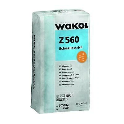 EUR 2,81 pro kg EUR 1,90 pro kg Wakol  Z 560 Schnellestrich 25 kg