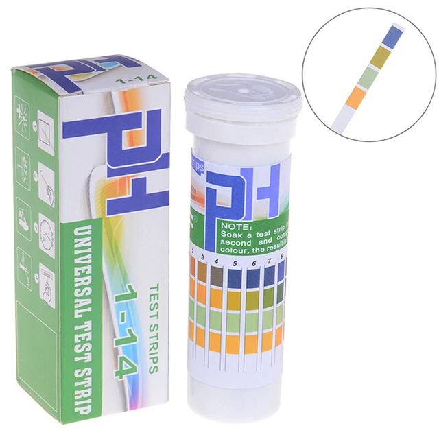 150 Pcs 1-14 4 pad PH test strips alkaline papers urine saliva levels indicat-OZ