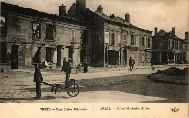 CPA CREIL Rue Jules Michelet (376824)