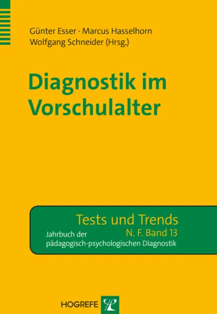 Günter Esser (u. a.) | Diagnostik im Vorschulalter | Taschenbuch | Deutsch | IX