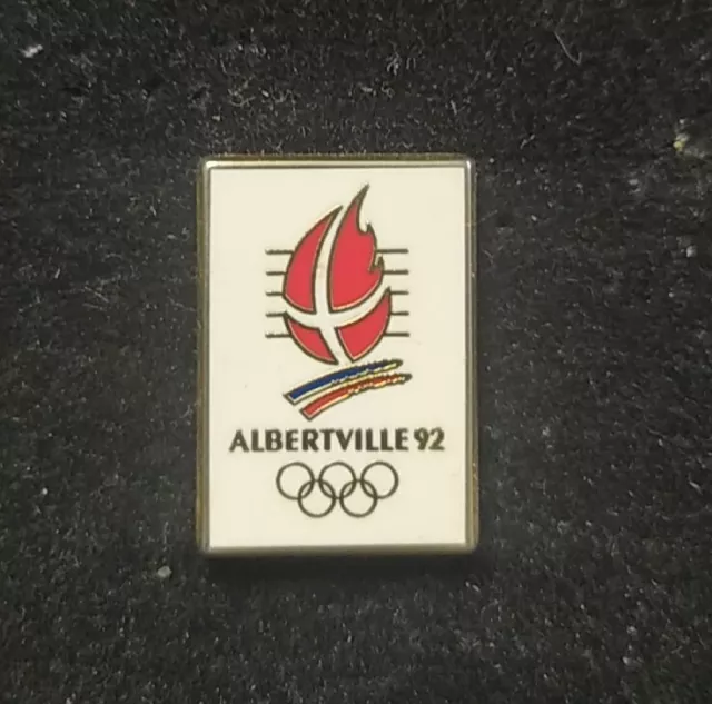 RARE PINS JO jeux olympiques Albertville 92 Signé ARTHUS BERTRAND